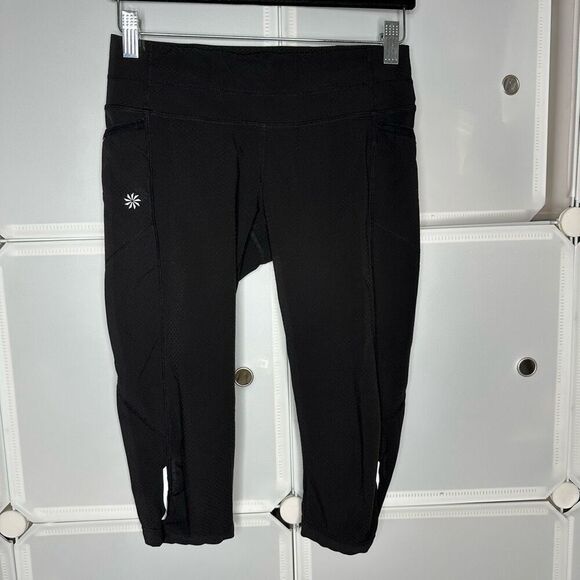 Athleta Dobby Be Free Knicker Capri Black Size XS - Picture 2 of 11